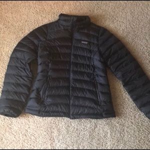 Kids 14/Women’s XS Black Patagonia Puffer Jacket